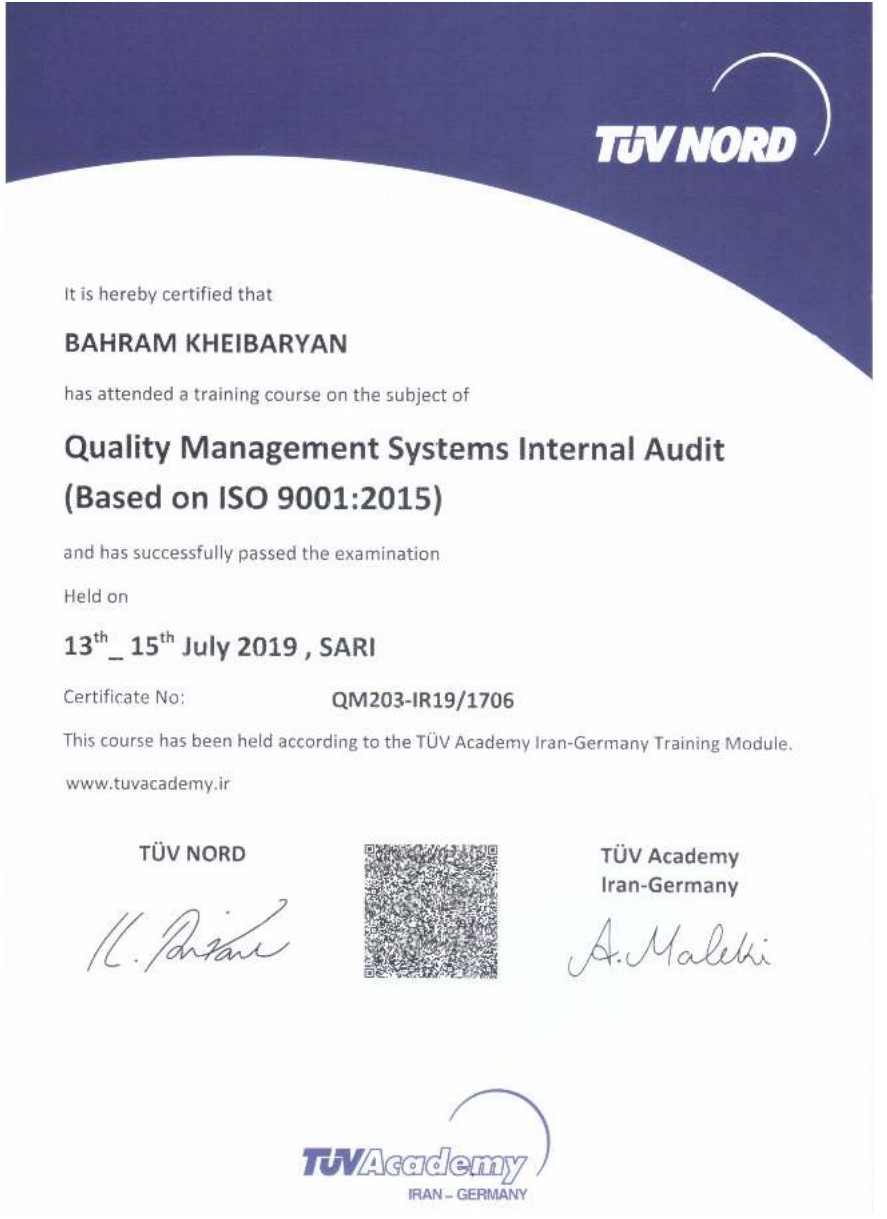 quality management systems internal audit