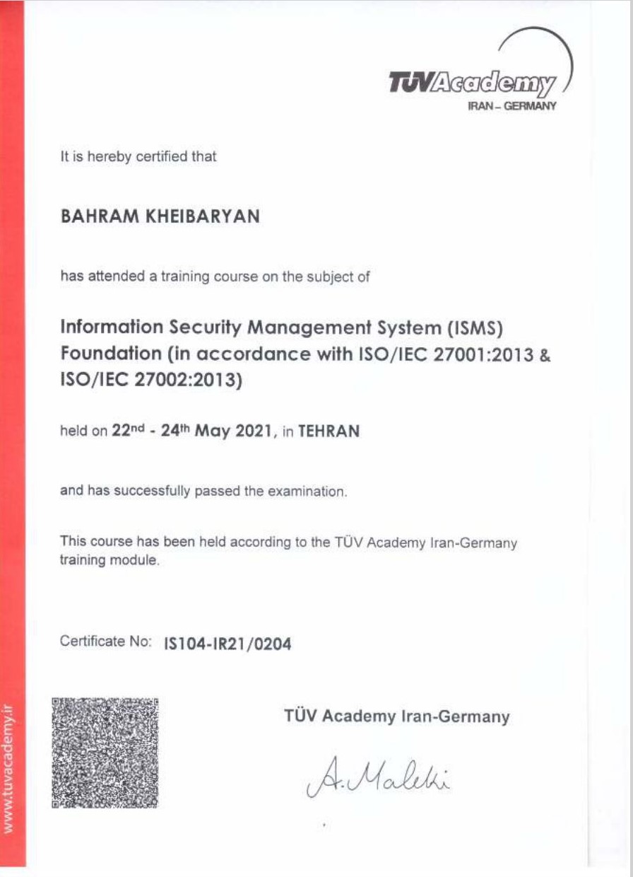 information security management system (ISMS)