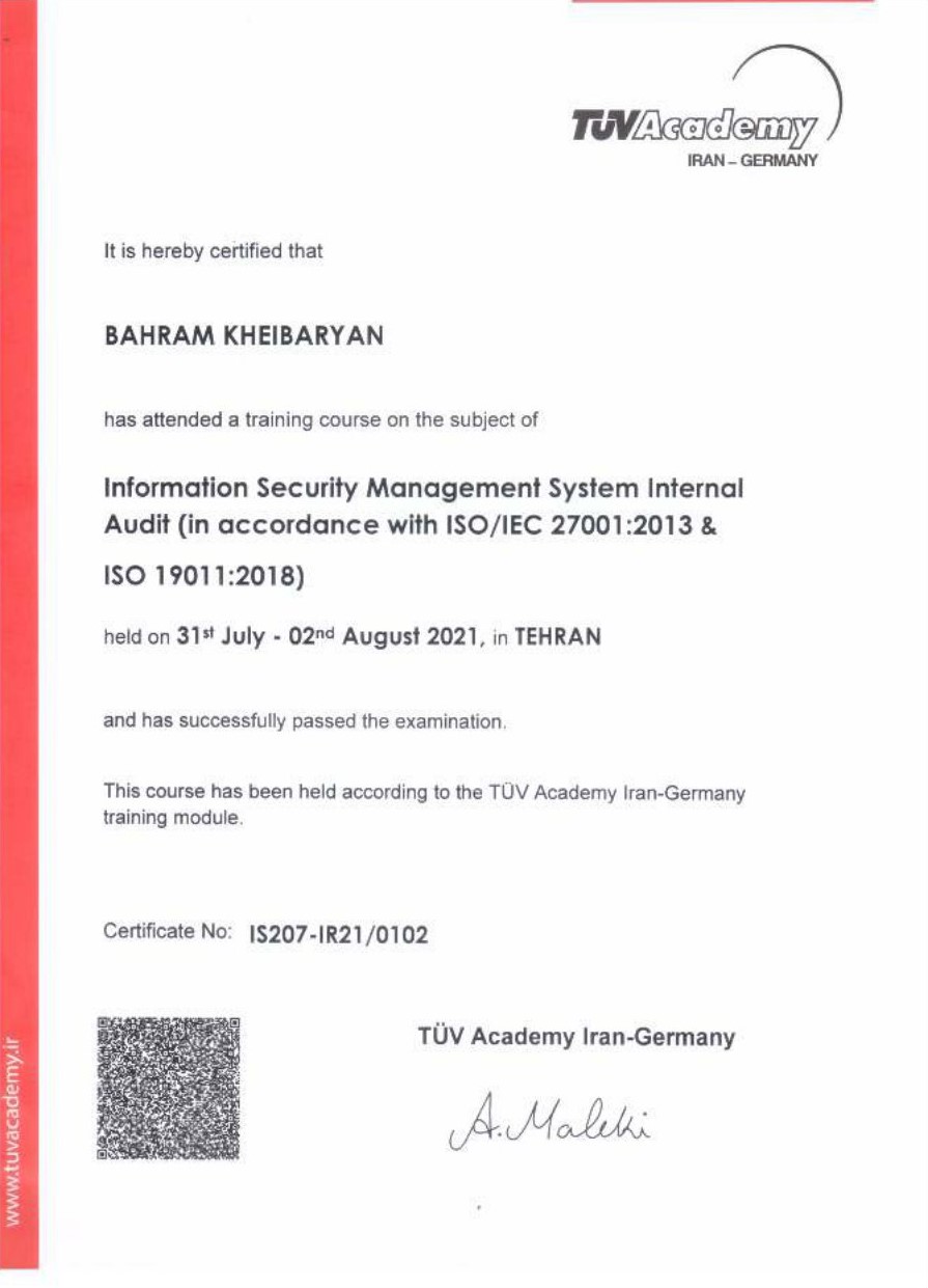 information security management system internal audit